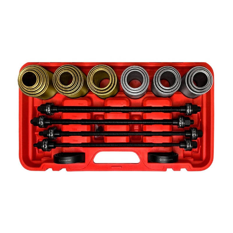 Универсальный съемник для демонтажа подшипников и сайлентблоков 26 предметов Horex HZ 25.1.291W